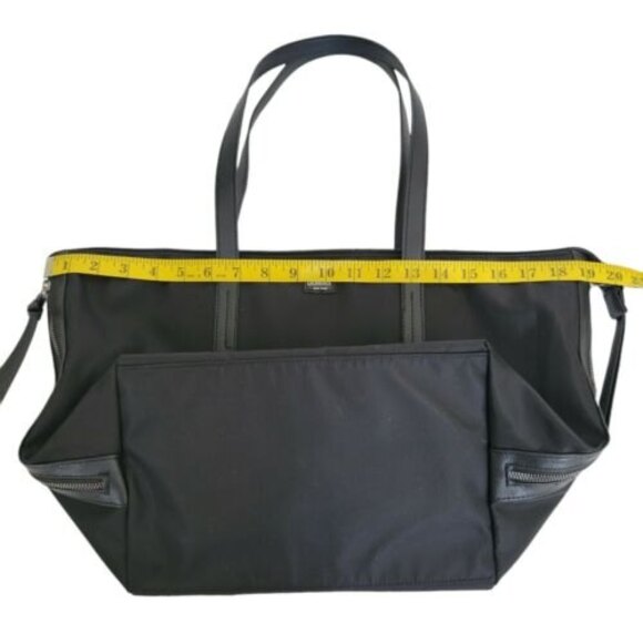 Botkier New York Bond Black Tote  Weekender Nylon Shoulder Bag carry-on Vacation - Picture 6 of 12